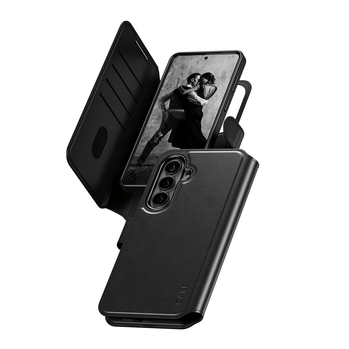 CARE™ by PanzerGlass® Tango 2-in-1 Wallet Case m. Qi Samsung Galaxy S26+